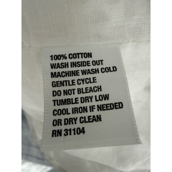 Crown & Ivy Womens XL White Eyelet Halter Mini Dress Cotton Beach Vacay Easter - Picture 10 of 12